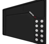 Tapis de nettoyage antidérapant résistant à l'huile avec points magnétiques pour protéger les surfaces pendant les tâches d'entretien (900 x 300 x 4,5 cm, noir)