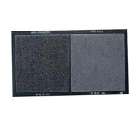 Tapis de nettoyage de chaussures 45, 7 x 80 cm à 2 compartiments (sec et humide) pour l'entrée Lavable et réutilisable en fibre PP avec dessous antidérapant en caoutchouc Idéal pour la maison.