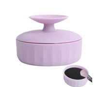 Tapis de nettoyage de pinceaux cosmétiques, bol de nettoyage pinceaux de maquillage - Tampon nettoyant pour pinceaux pour usage sec et humide, outil de nettoyage portable, porte-pinceaux