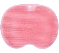 Tapis de nettoyage des pieds en silicone, nettoyant portable en silicone pour hommes et femmes, brosse de douche mains libres pour le dos, la baignoire et la salle de bain