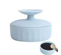 Tapis de nettoyage pour pinceaux de maquillage, bol de nettoyage pour pinceaux cosmétiques,Tampon nettoyant pour brosse à usage humide et sec | Porte-brosse cosmétique portable, outil de nettoyage