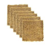 Tapis de nidification lavables - 6 pièces en gazon artificiel pour volaille | Tapis de nichoir réutilisables et respirants, adaptés pour les poulaillers d'arrière-cour, les fermes intérieures, les