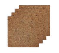 Tapis de Nidification Réutilisables Lavables Naturelles 4 Pièces | Coussins de nid pour poulailler pour arrière-cour, jardin, ferme, grange, pâturage, bétail, ponte et