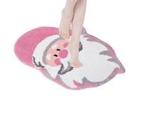Tapis de Noël | Tapis Arbre de Noël Père Baignoire | 40 x 60 cm Antidérapant Absorbant | Décoration pour Maison Intérieur Extérieur Cuisine Salle de Bain Séjour Entrée Porche