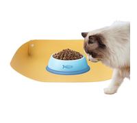 Tapis De Nourriture pour Chat | Antidérapant, Résistant aux Taches, Bords surélevés,Tapis De Gamelle pour Chien - Nourriture et Eau Caniches Spitz Nains Sol Voyage Chenil Animalerie