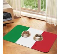Tapis de nourriture pour chat imprimé drapeau italien pour animaux de compagnie pour animaux de compagnie fournitures pour chien tapis de bol d'eau pour chien essentiel