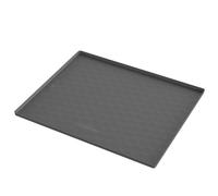 Tapis de nourriture pour chat - Tapis de nourriture pour chien en silicone avec bord surélevé | Grand tapis pour gamelle d'eau | Tapis d'alimentation pour chiots et chatons | Set de table d'eau pour