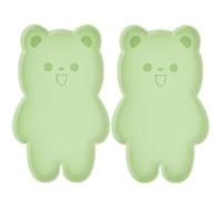 Tapis de nourriture pour chats et chiens - Facile à laver - En silicone antidérapant - Fournitures d'alimentation pour boissons et chats - Tapis de débordement d'eau avec bords surélevés - Taille L
