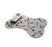 Tapis de nourriture pour chien - Tapis d'alimentation antidérapant pour chien, napperon imperméable pour bol pour animaux | Plateau d'éclaboussure de nourriture en silicone, tapis durable sans toux