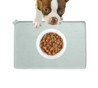 Tapis de Nourriture pour Chien - Tapis de Nourriture en Silicone pour Chat - 60 X 40 cm de Antidérapant Pliable pour Chiens Chats Manger Intérieur Extérieur Cuisine Sol,pour Chiens