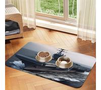 Tapis de nourriture super absorbant pour chien, tapis d'alimentation pour animaux de compagnie, tapis d'alimentation pour gamelles de nourriture et d'eau, tapis de placement antidérapant et