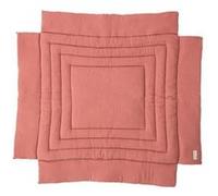 Tapis de parc carré ouatiné bicolore Rose poudré Rose G