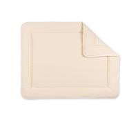Bemini - Tapis de parc 75/95 cm - Réversible - Pady quilted + jersey - Cream