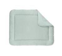 Bemini - Tapis de parc 75/95 cm - Réversible - Pady quilted + jersey - (Vert lunar)