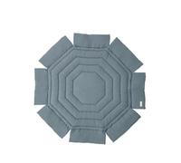 Tapis de parc octogonal ouatiné bicolore Gris ardoise