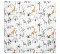 Tapis de parc tapis d'éveil réversible safari safari, vert, gris, blanc TU