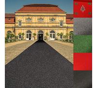 Tapis de Passage Dimensions au Choix/Vert, Rouge sapins de Noel, ... / Intérieur et extérieur/Idéal pour Magasins, fêtes, Mariages et évènementiel... /(2x15 m, Noir)