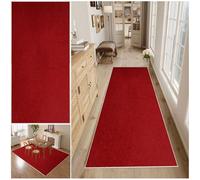 Tapis de Passage Grand, Tapis de Cuisine Devant Evier, Tapis d'entrée pour Hall, Paillasson Interieur, Moderne Abstrait Moquette, 40 x 300 cm Tapis Chambre Adulte, Tapis Salon pour Entrée Buanderie