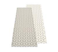 Pappelina - Tapis réversible Honey, 70 x 225 cm, charcoal/vanilla