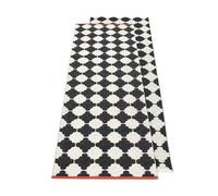 Pappelina - Tapis réversible marre, 70 x 225 cm, noir / vanille