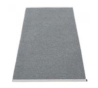 pappelina Tapis de passage Mono 85x160cm granit/gris PVC sans phtalate/bord cousu avec logo