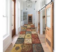 Tapis de passage Tapis de couloir traditionnel, 1 m, 1,5 m, 2 m, 2,5 m, 3 m, 3,5 m, 4 m, 4,5 m, 5 m, 6 m, tapis extra long for couloir, escaliers, zones étroites, tapis de sol antidérapant et lavable(
