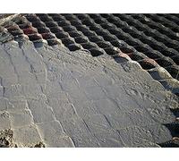 Tapis de pavé Geo Grid pour stabilisation du gravier et de l'herbe, 5 cm, haute capacité de charge de 3600 kg, grands trous de drainage 1 m x 8 m, renfort au sol