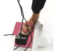 Tapis de pédale de machine à coudre Anti-glissement - Amortissement du bruit en caoutchouc - Accessoire 9,1 x 7,5 pouces Rose