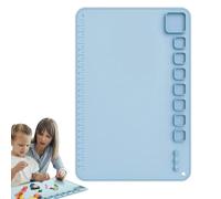 Tapis de peinture en silicone - Feuille de silicone anti-adhésive de 61 x 40 cm imperméable et antidérapante, fournitures de peinture sans décoloration pour art, argile, fonte de bœuf