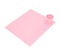 Tapis de peinture en silicone,Tapis de peinture en silicone pour enfants,Tapis de bricolage en silicone avec gobelet,Tapis d'art en silicone,Feuille de peinture en silicone,Tapis de peinture pour enfa