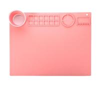 Tapis de Peinture Silicone pour | Lavable, antidérapant,Tapis de Dessin pour,Pour élèves, artistes, garçons, filles, maison, classe, maternelle, voyages, projets
