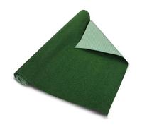 Tapis de pelouse avec picots de drainage - 200 x 100 cm - Tapis de gazon artificiel d'extérieur vert résistant aux intempéries - Tapis de balcon en plastique