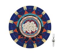 Tapis de pendule - Pad de divination radiesthésique - Coussin de pendule de divination de 21,6 cm pour décoration d'autel spirituel, tapis de souris