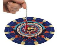 Tapis De Pendule, Planche Pendule,Tapis Message Métaphysique - Décideur Forme Ronde, Souris D'astrologie 8,5 Pouces pour Les Amateurs Prédi