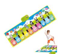 Tapis de piano au sol pour tout-petits - Tapis de danse électronique - Couverture musicale électronique avec plusieurs modes d'instruments pour la maison et la maternelle - Jouet puzzle interactif