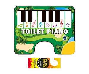 Tapis de Piano de Toilette - Tapis de Sol de Salle de Bain Musical, Tapis sonore activé au Toucher, Tapis de Piano numérique, Accessoire de Jeu sensoriel créatif | pour préscolaires Salle de