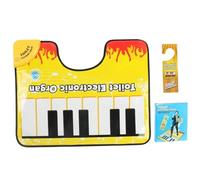 Tapis de Piano de Toilette Tapis Toilette avec Clavier Piano Musical Amusant avec Support antidérapant 23, 6 x 18, 9 Pouces, étanche, Mise Hors Tension Automatique, Orgue électronique a