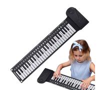 Tapis de piano enroulable pour - Clavier de musique électronique | Clavier musical 49 touches Jouet éducatif pour , débutants et adultes