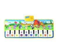 Tapis De Piano, Jeu De Musique, Sons D'Animaux Rampants, Tapis De Chant, Tapis De Clavier De Piano Musical, Jouet Éducatif Pour Bébé, 100x36cm