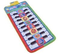 Tapis de piano pour enfants Double clavier 20 touches 8 sons 117 x 50cm G