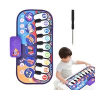 Tapis de piano pour enfants - Jouet de danse sensible au toucher - Tapis musical avec lumière et son - Tapis éducatif pour tout-petits et filles - Tapis de jeu de mouvement pour canard de la petite