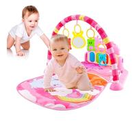Tapis de piano pour salle de sport pour tout-petits - 75 x 58 x 40 cm, centre d'activités musicales 5 en 1, ensemble de jouets sensoriels colorés | Exercice de développement du nourrisson, entraînemen