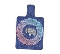 Tapis de Pilates pour Reformer Antidérapant 99,1 x 61 cm Serviette imprimée Tapis de yoga de voyage Bleu foncé 99,6 x 61 cm