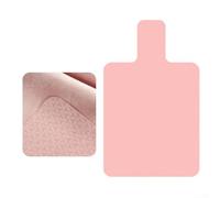 Tapis de Pilates Reformer avec dos antidérapant en silicone et sieste en daim absorbant la transpiration pour l'isolation de la poussière et (rose)