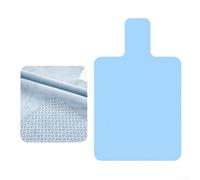 Tapis de Pilates Reformer avec sieste en daim artificiel doux et dos en silicone pour éviter de glisser pendant les séances de yoga ou de fitness, bleu (bleu)