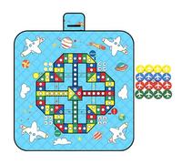 Tapis de pique-nique - Couverture de plage imperméable portable | Tapis d'éveil léger et pliable Tapis d'échecs épais avec pièces de jeu, multi-usages pour plage, pelouse, festival, parc, voyage