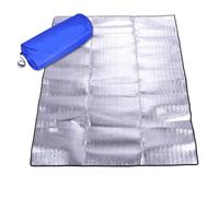 Tapis de Pique-Nique en Mousse EVA for Camping Plein air, Matelas Plage Isolant Aluminium Tapis De Sol Robuste(150x200)