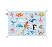 Tapis de pique-nique en plein air - Couverture de camping imperméable - Tapis de stationnement pliable - Sac léger et épais pour voyage, randonnée, festival de musique printemps-été - Parc d'