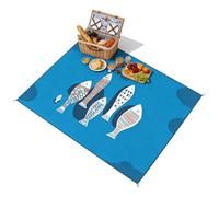 Tapis de pique-nique extérieur - Couverture imperméable pliable, tapis de voyage portable avec sangle de transport | Camping Plage Pelouse Parc Patio Randonnée Jardin Vacances d'été Essentiels du road