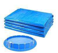 Tapis de piscine, 488 cm, revêtement rond pour piscine hors sol, durable pour prévenir les perforations et prolonger la vie des piscines